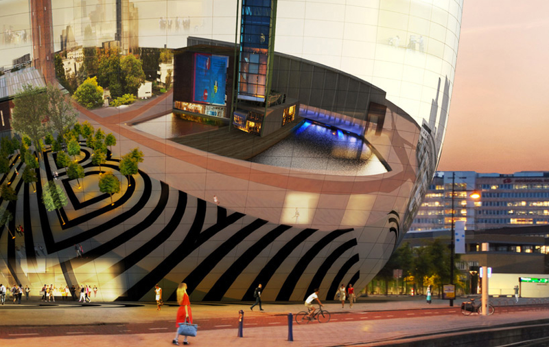 Illustration for article titled This Massive, Mirrored Salad Bowl Will Store a Precious Art Collection